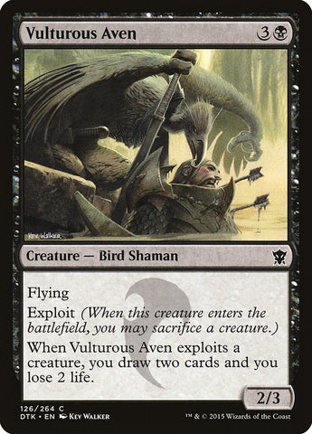 Vulturous Aven (126) (DTK)