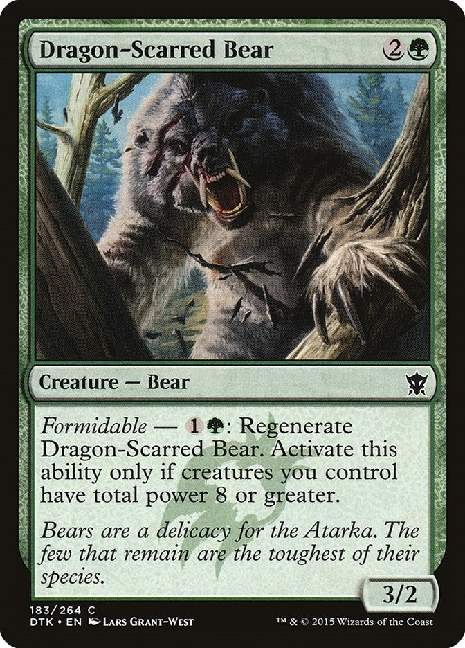 Dragon-Scarred Bear (183) (DTK)