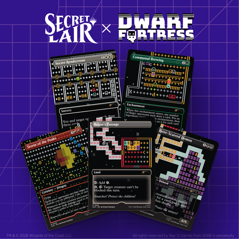 Secret Lair x Dwarf Fortress: Create New World