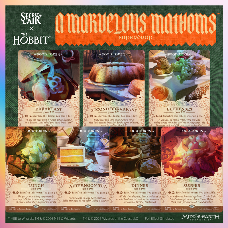 Secret Lair x The Hobbit: Second Breakfast and Beyond