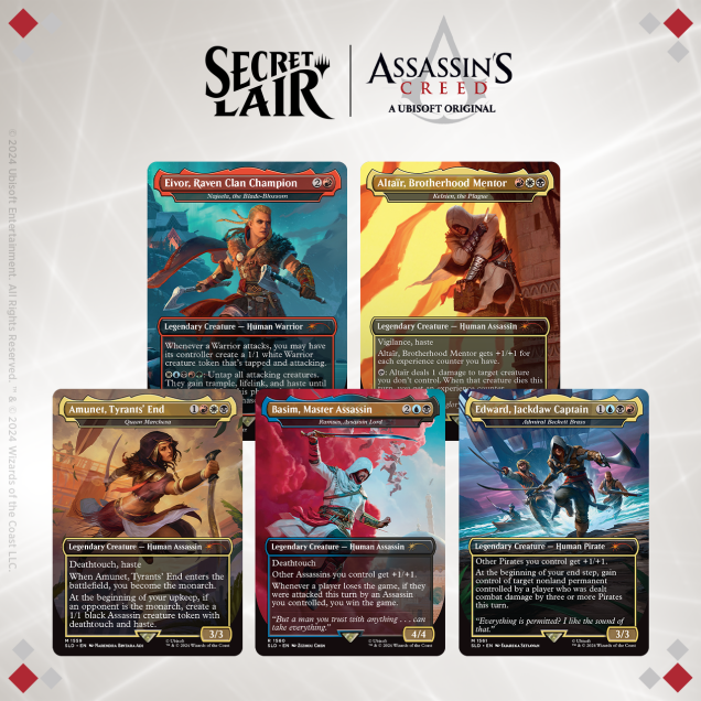 Secret Lair X Assassin’s Creed: Lethal Legends