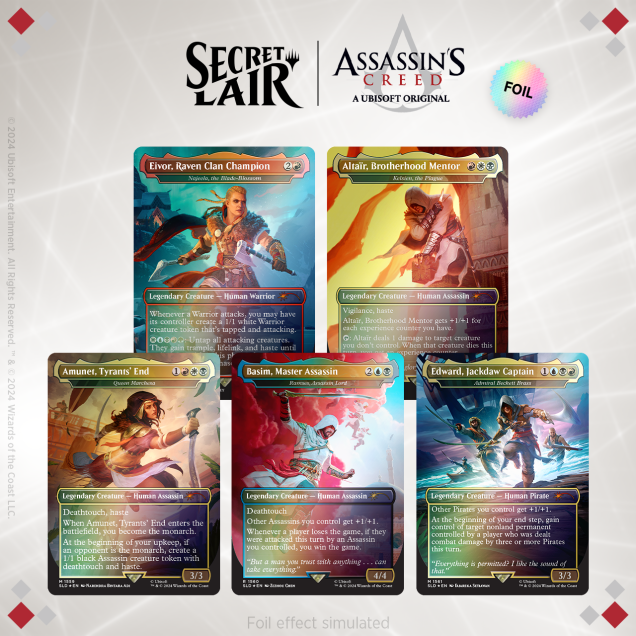 Secret Lair X Assassin’s Creed: Lethal Legends