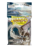 Dragon Shield 100 Sleeves, Perfect Fit - Clear - Top-loading