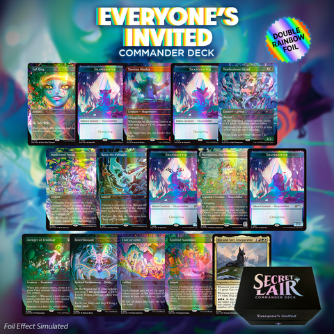 Secret Lair Ultimate Pencil Superdrop - Commander Deck : Everyone's Invited