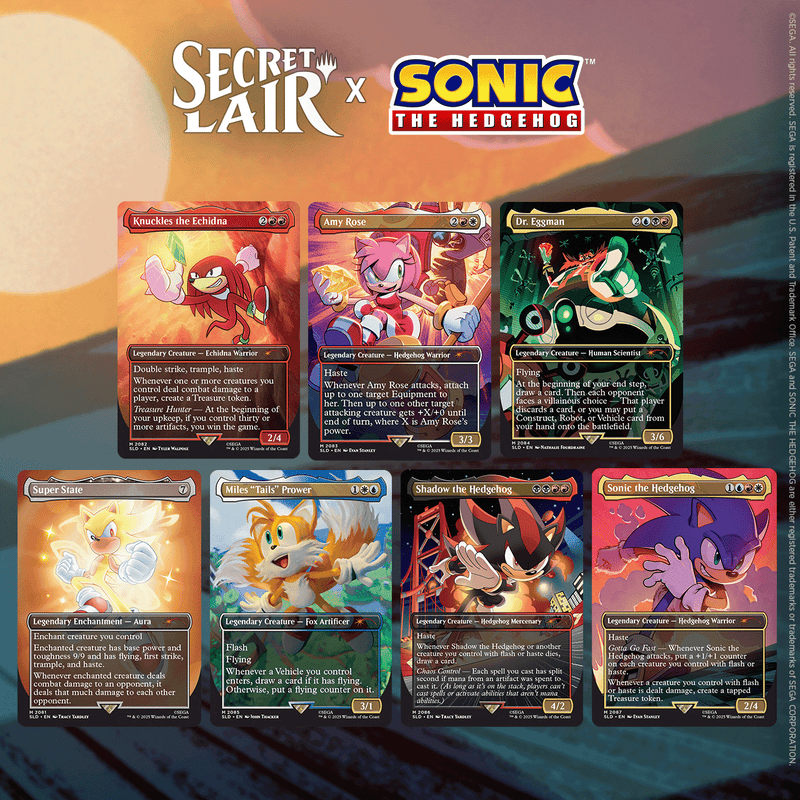 Secret Lair x  Sonic: Friends & Foes