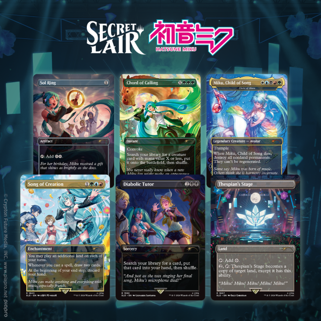 Secret Lair X Hatsune Miku: Digital Sensation EN