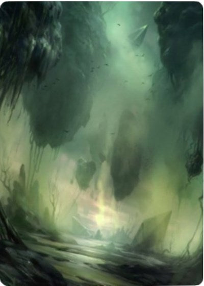 Swamp 1 Art Card [Art Series: Zendikar Rising]