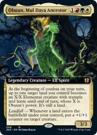 Obuun, Mul Daya Ancestor (Extended Art) [Commander: Zendikar Rising]