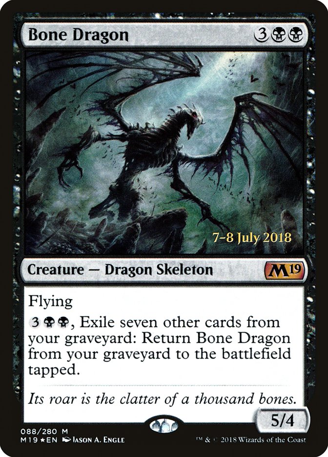 Bone Dragon [Core Set 2019 Prerelease Promos]