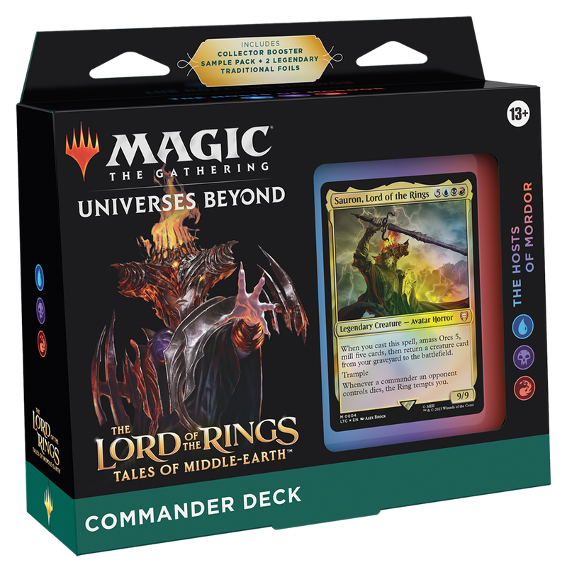 The Lord of The Rings: Tales of Middle-Earth Commander Decks
